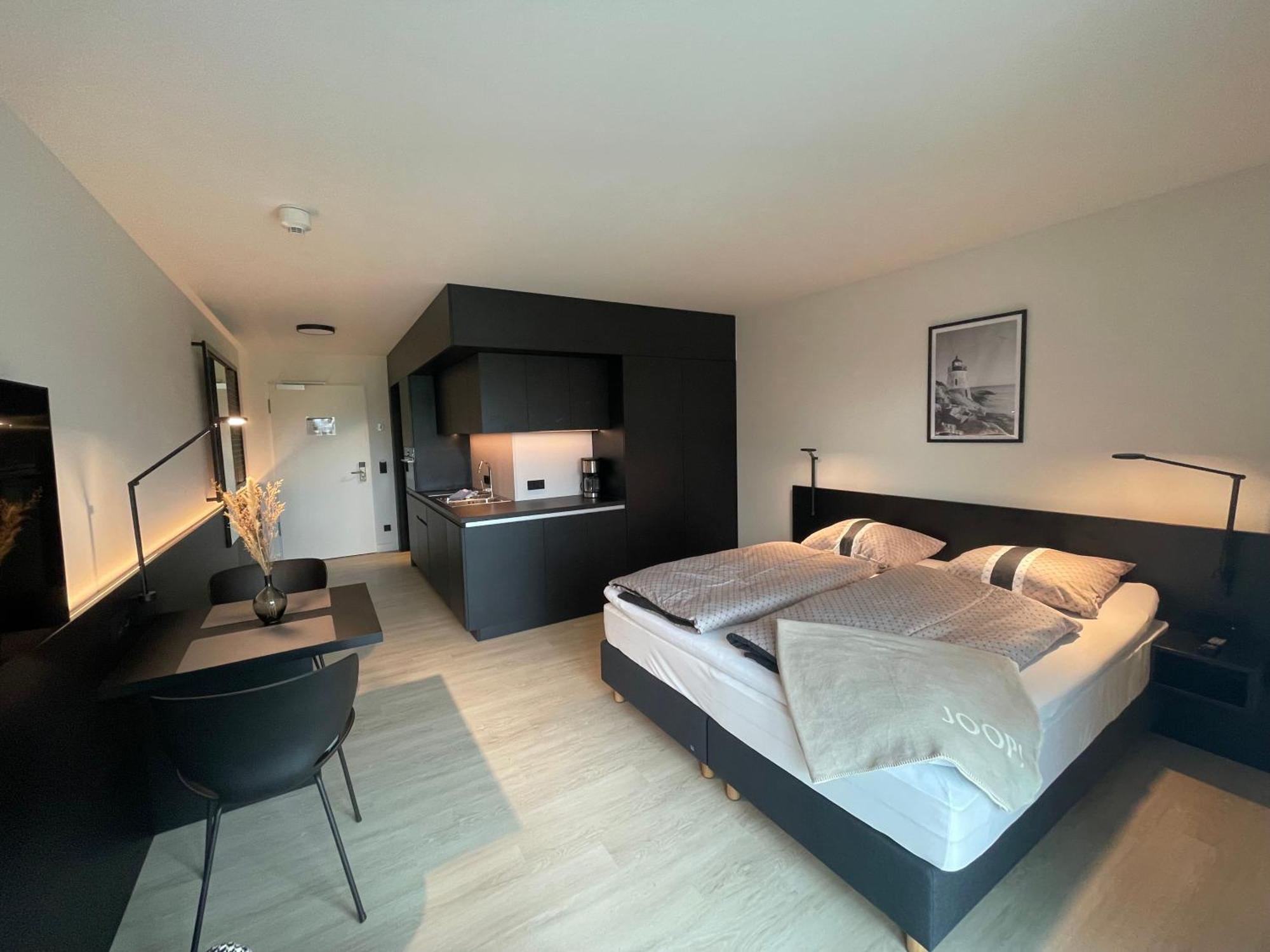 Hotelapartment Ueberwasser Mit Sauna Und Fitness Cuxhaven Exteriör bild