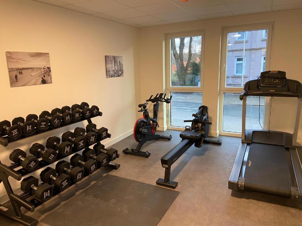 Hotelapartment Ueberwasser Mit Sauna Und Fitness Cuxhaven Exteriör bild